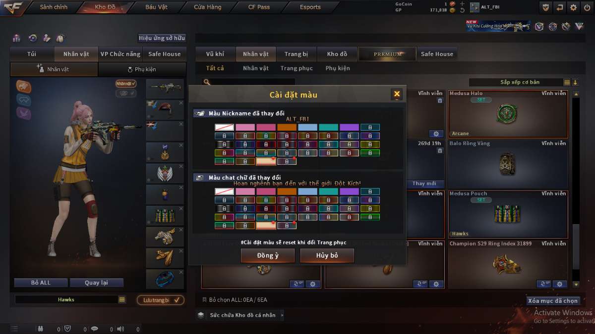 shop acc cf uy tin gia re